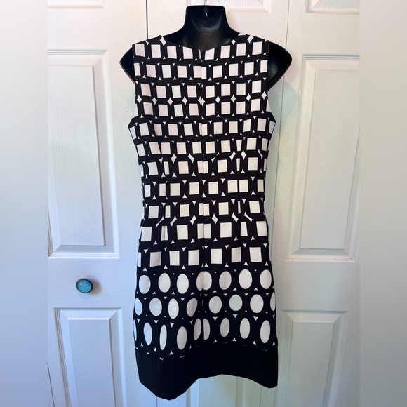 STUDIO I, black/white dress - Picture 2 of 3